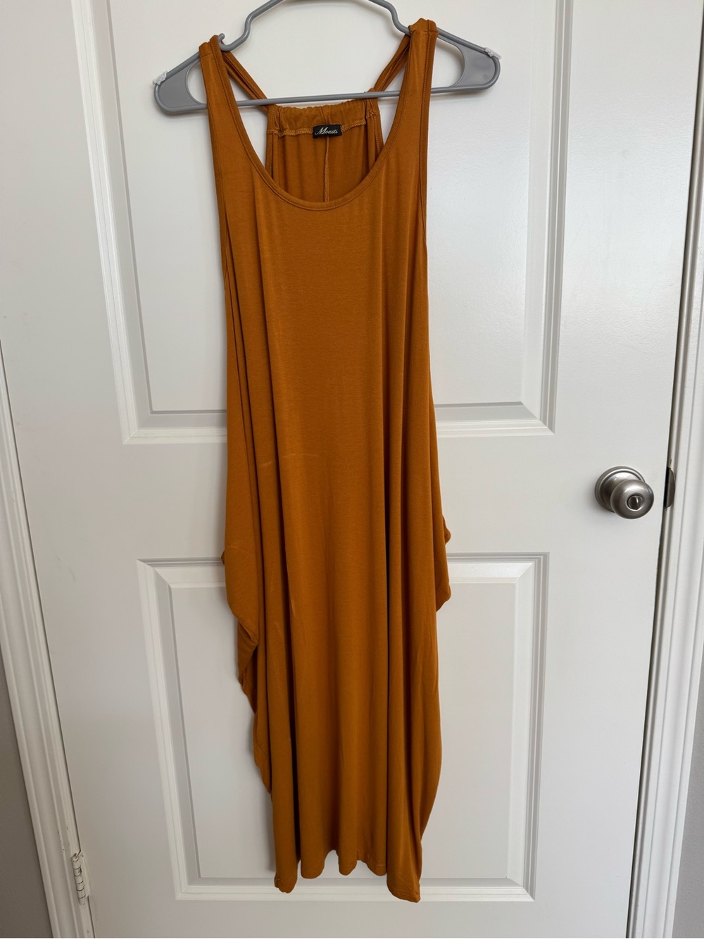 Mousti Mustard Maxi Tank Maternity Dress